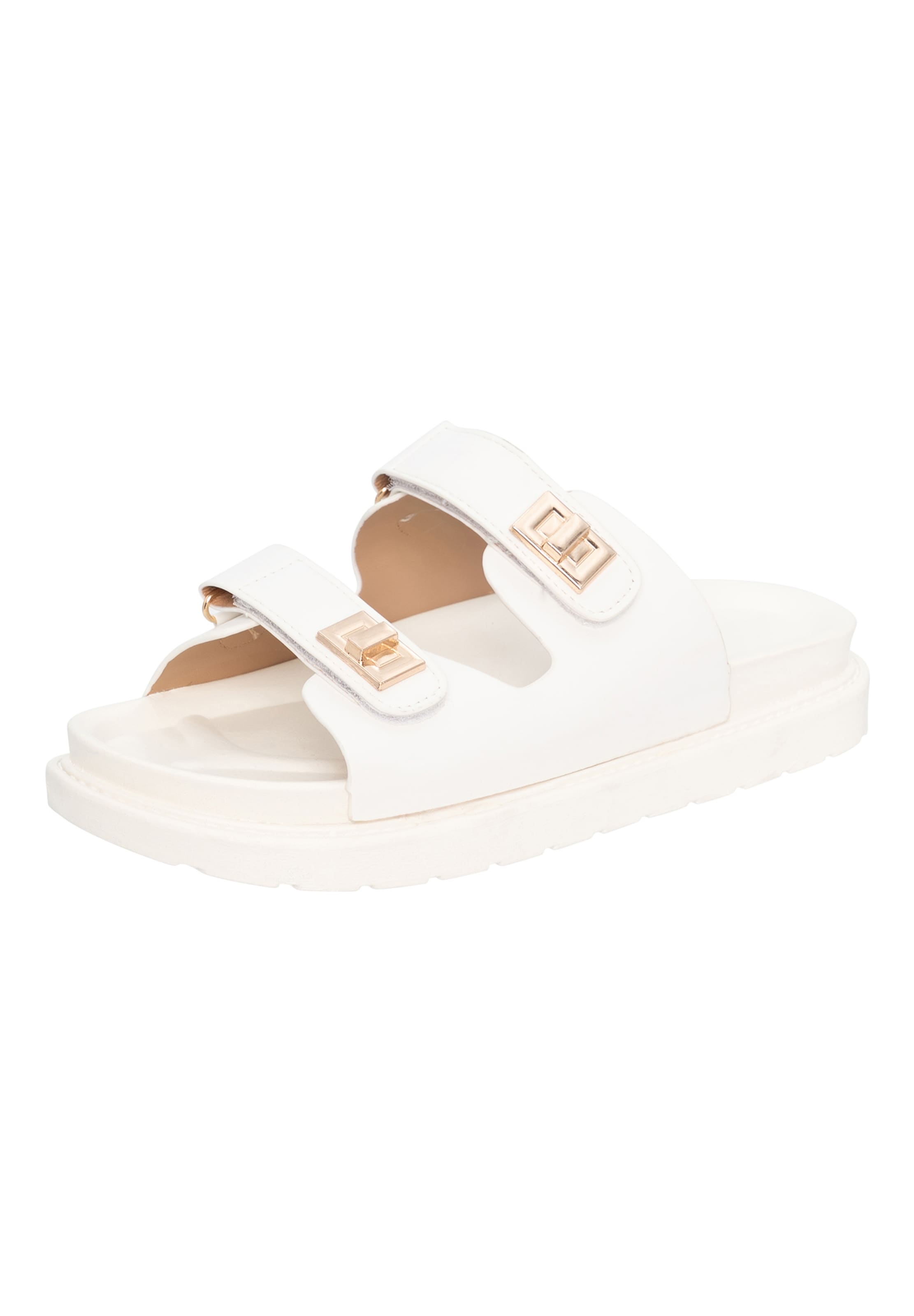 Salinyang Pantolette in Weiß: Vorderseite