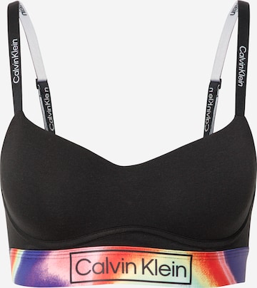 Calvin Klein Underwear Bustier BH 'Pride' in Zwart: voorkant