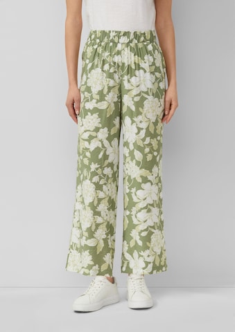 s.Oliver Wide leg Broek in Groen