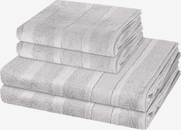 Cawö Towel 'Noblesse' in Grey: front