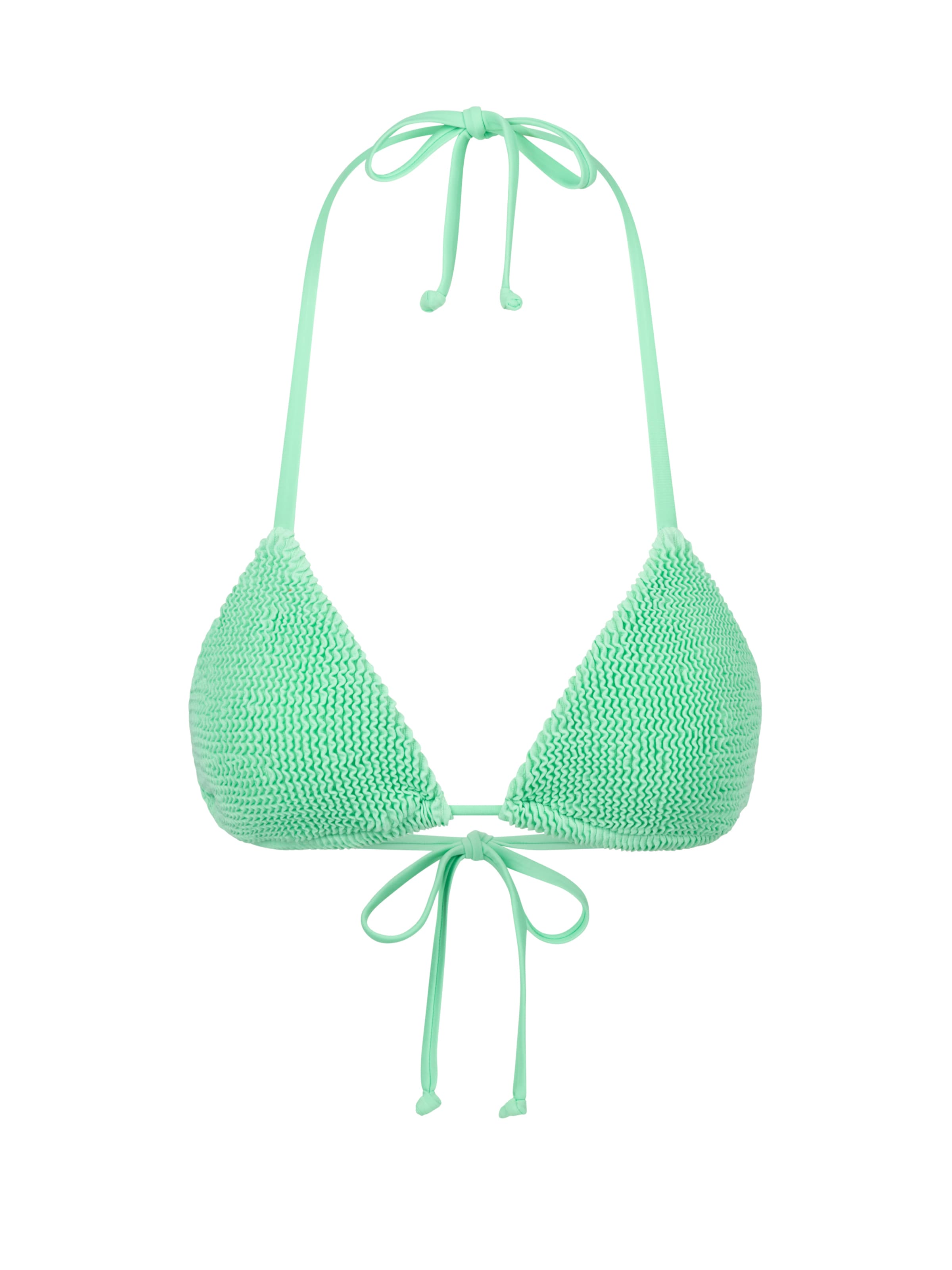 Moda Minx Triangel Bikinitop in Groen: voorkant