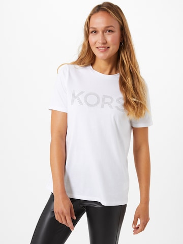 T-shirt MICHAEL Michael Kors en blanc : devant