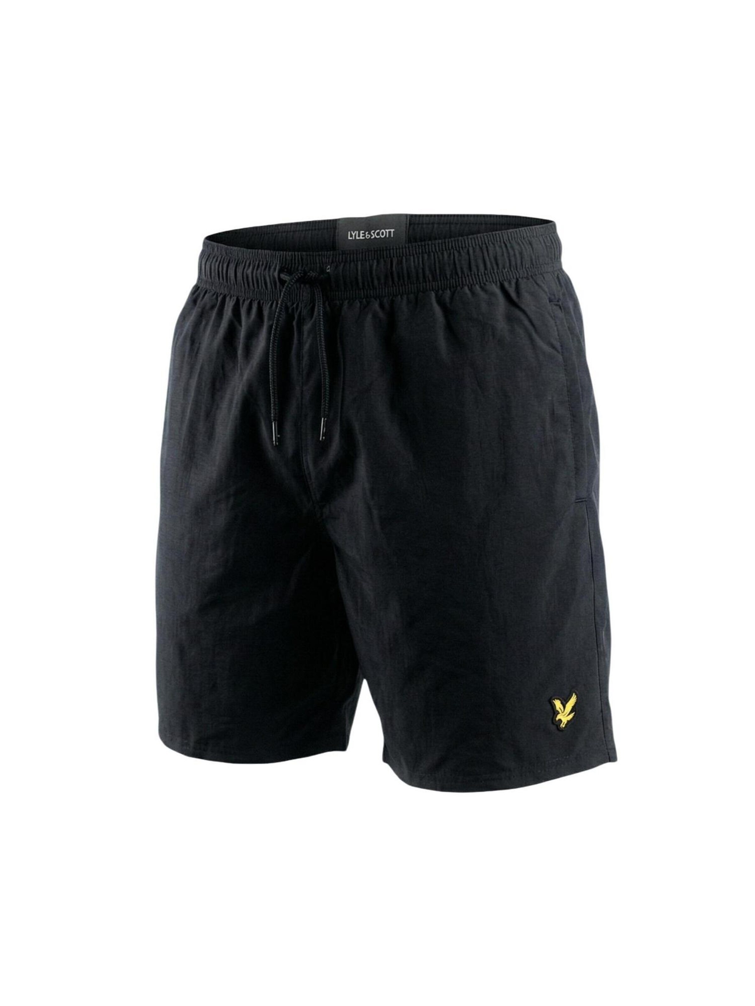 Pantaloncini da bagno 'Plain Swim Short SH1204VB' di Lyle & Scott in nero: frontale
