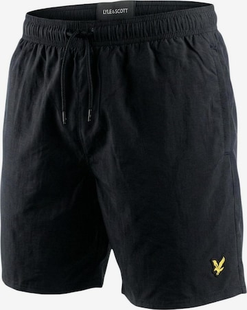 Pantaloncini da bagno 'Plain Swim Short SH1204VB' di Lyle & Scott in nero: frontale