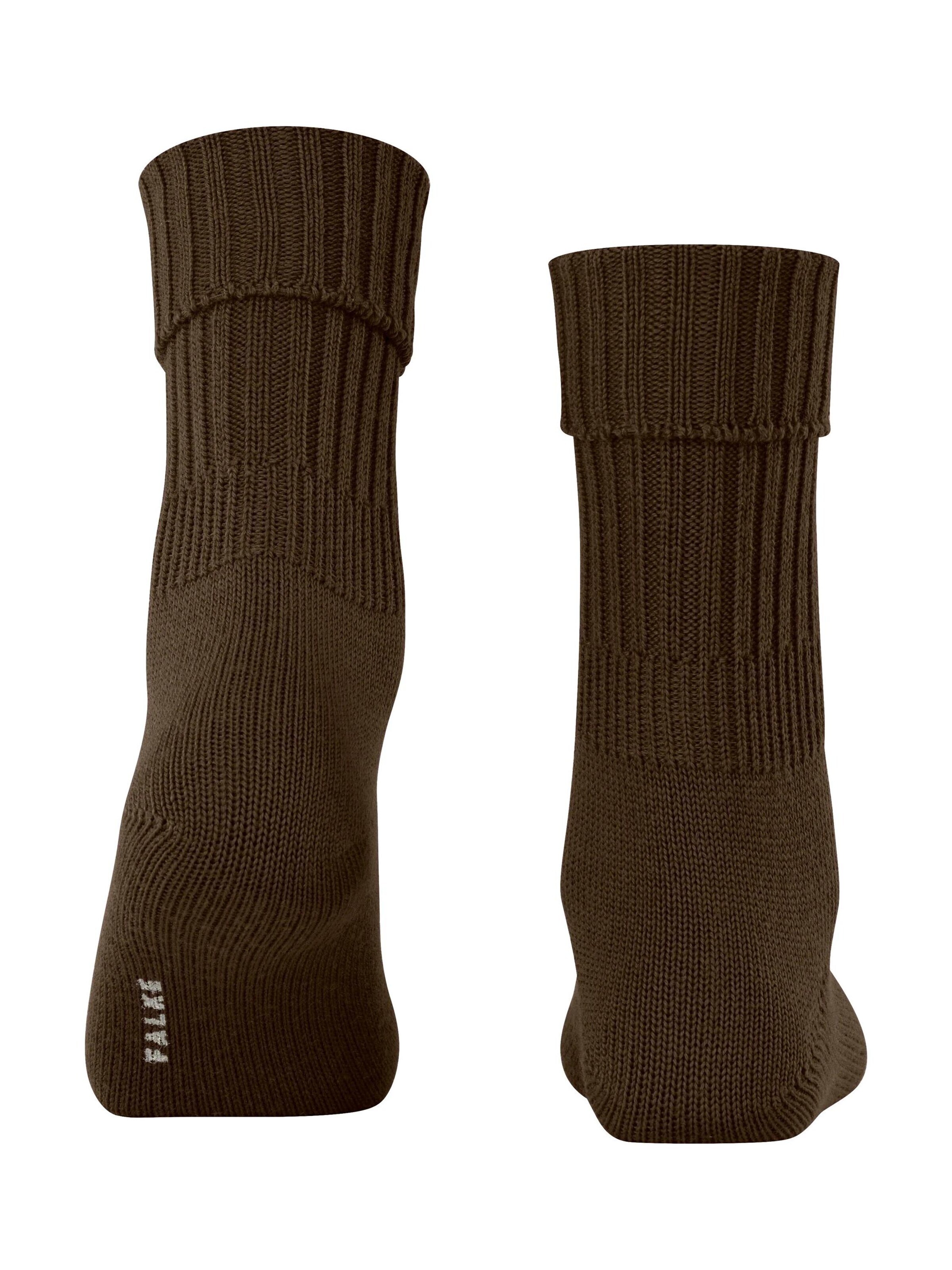 FALKE Socks 'Striggings Rib' in Brown
