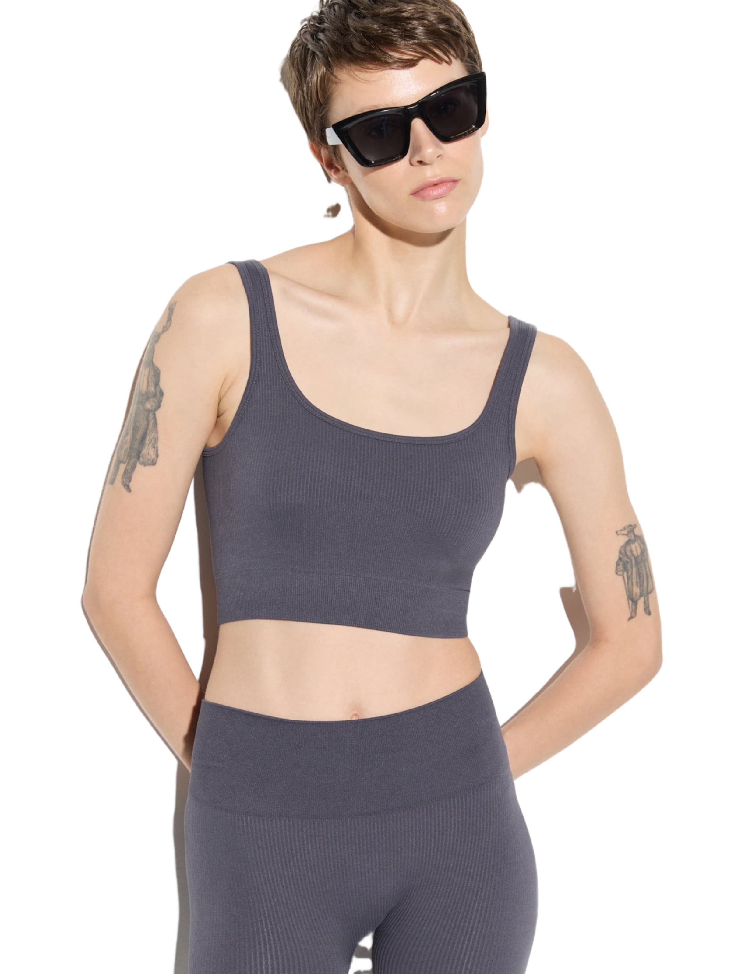 No Matter What BH in Grijs: voorkant