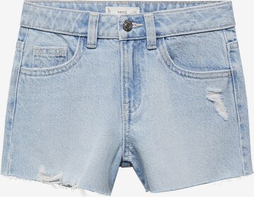 MANGO KIDS Regular Jeans 'ISA' in Blauw: voorkant