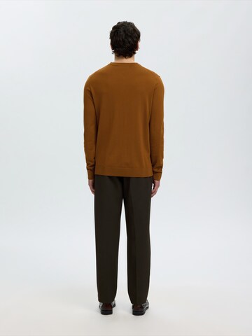 SELECTED Pullover 'SLHTray' in Braun