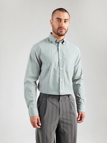 Coupe regular Chemise GANT en vert : devant