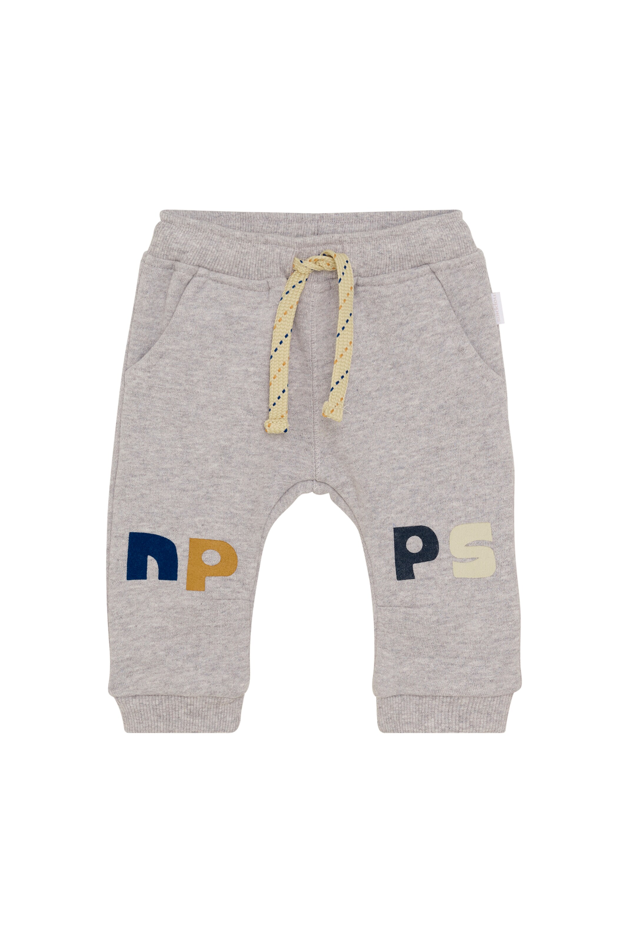 Noppies Slimfit Broek 'Skippack' in Grijs: voorkant