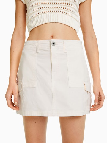 Jupe Bershka en blanc