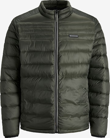 Veste mi-saison 'Ace' Jack & Jones Plus en vert : devant