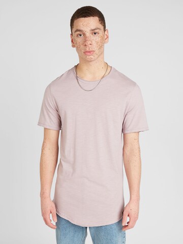 Only & Sons T-shirt 'BENNE' i lila: framsida