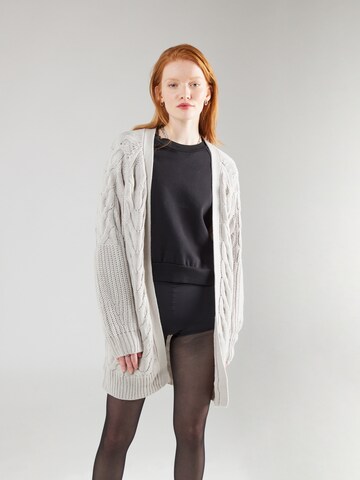 BRAVE SOUL Knit Cardigan in Grey: front