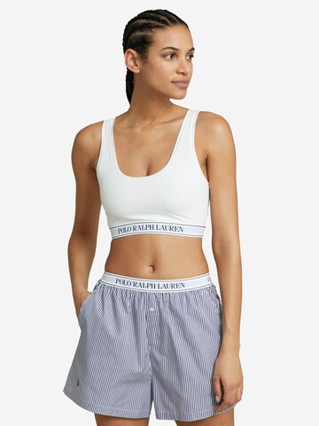 Bustier Soutien-gorge Polo Ralph Lauren en blanc