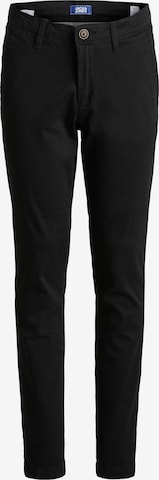 Jack & Jones Junior - Slimfit Pantalón 'Marco Bowie' en negro: frente