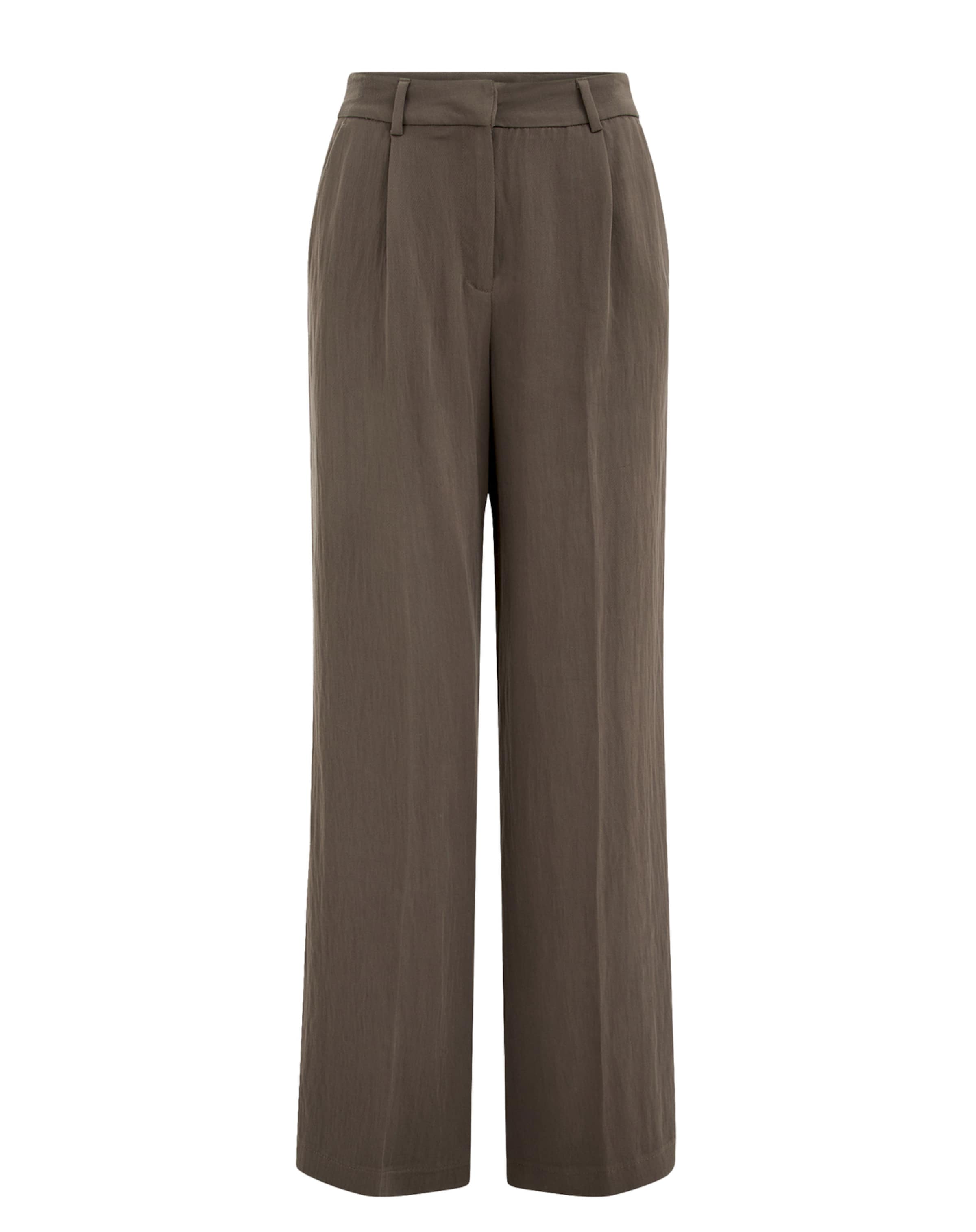 WE Fashion Plisované nohavice - farby bahna, Produkt