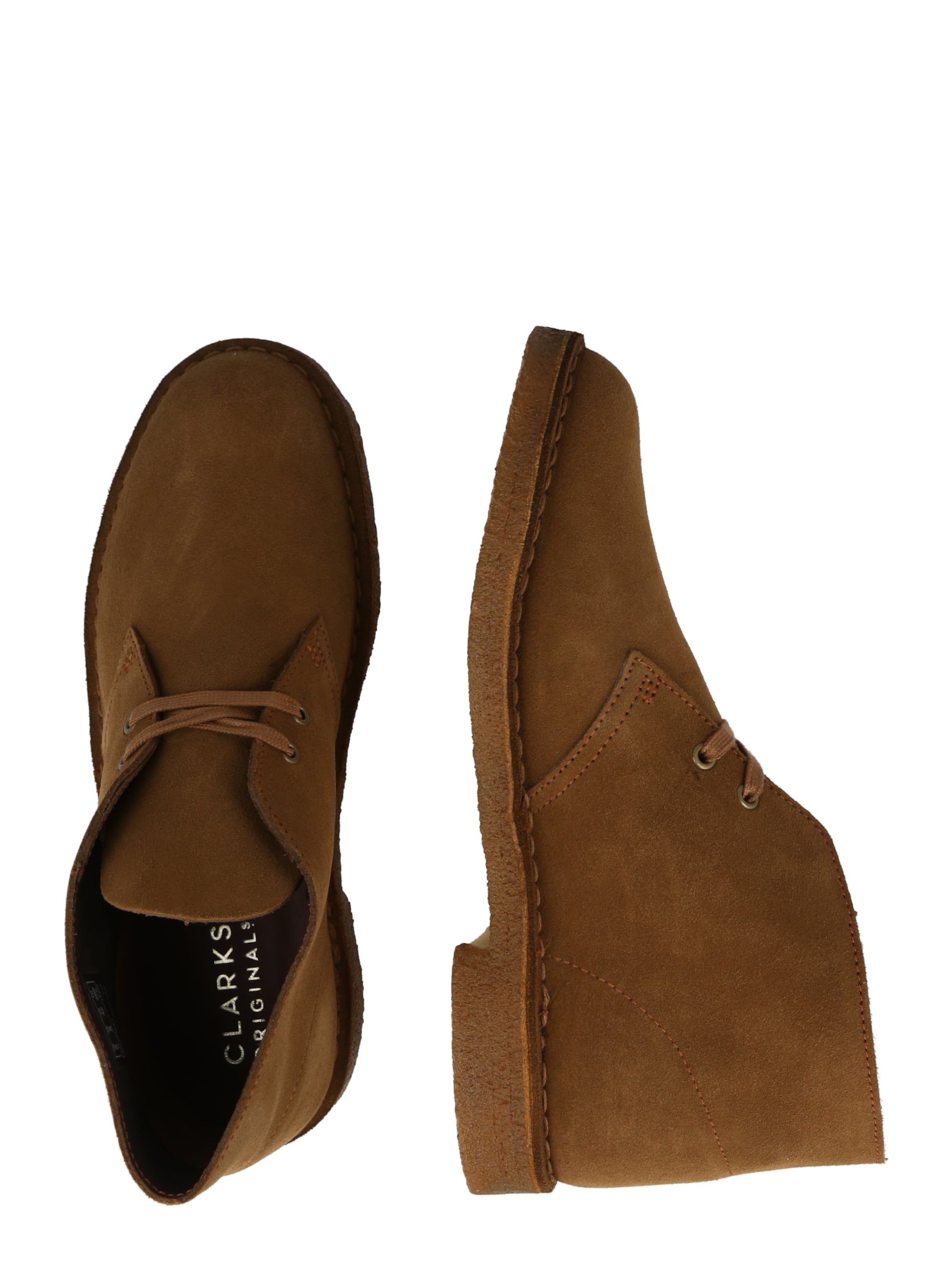 Clarks Originals Kozačky – hnědá