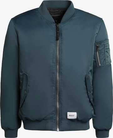 Veste mi-saison 'Adon' khujo en bleu : devant