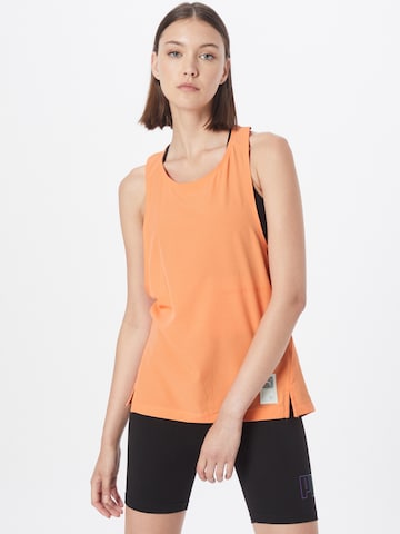 PUMA Sports Top 'FIRST MILE' in Orange: front