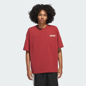 T-Shirt 'Sport Design Studio Players' ADIDAS ORIGINALS en rouge