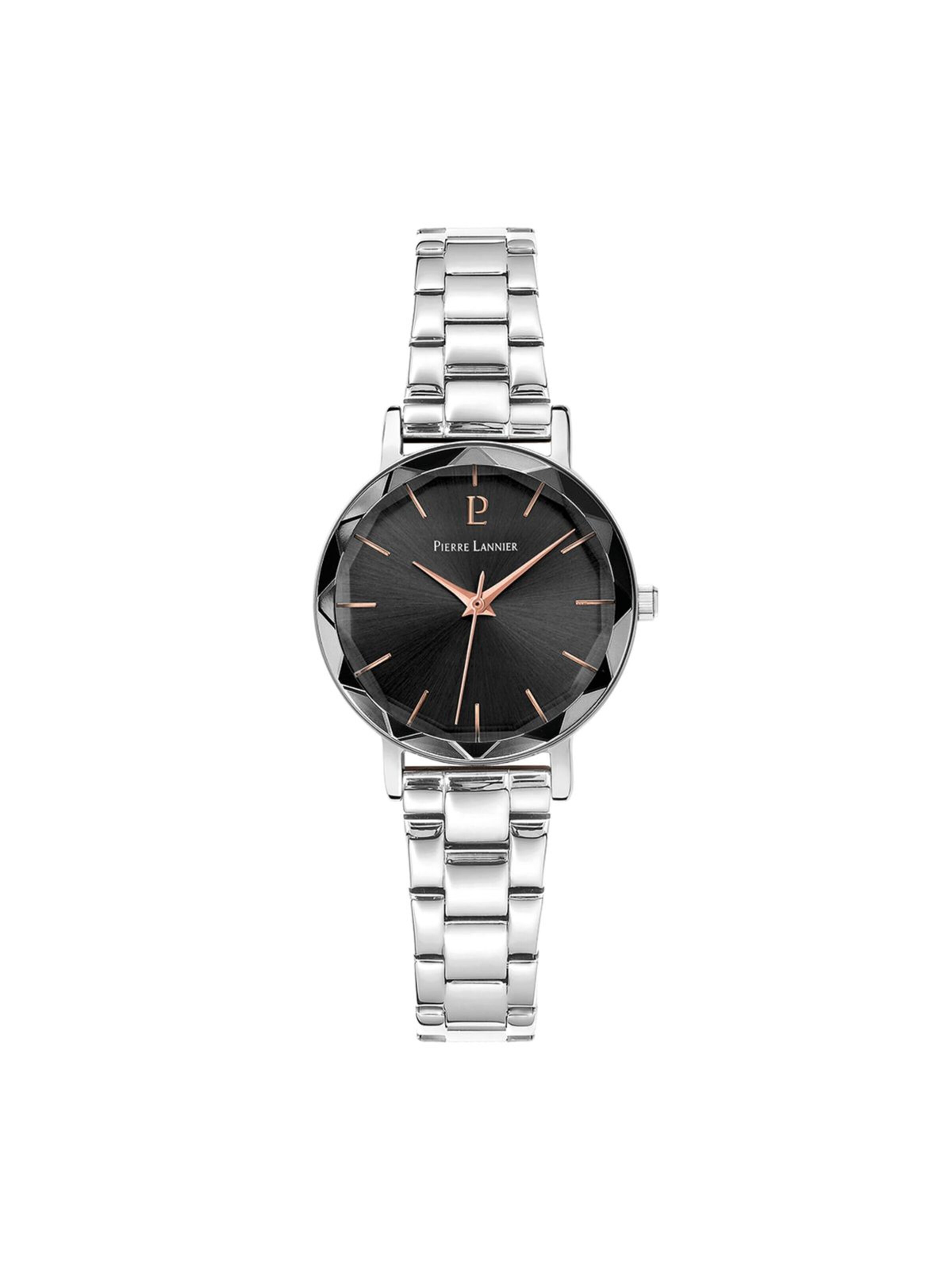 Montre à affichage analogique 'Multiples' Pierre Lannier en gris : devant