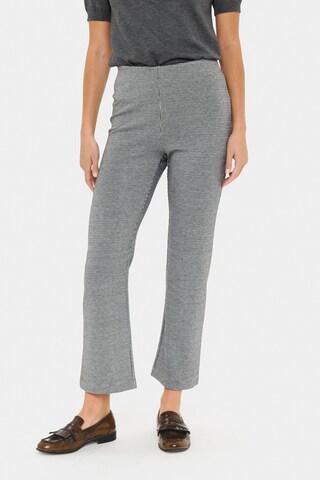 SAINT TROPEZ Regular Trousers 'OileenSZ' in Black: front