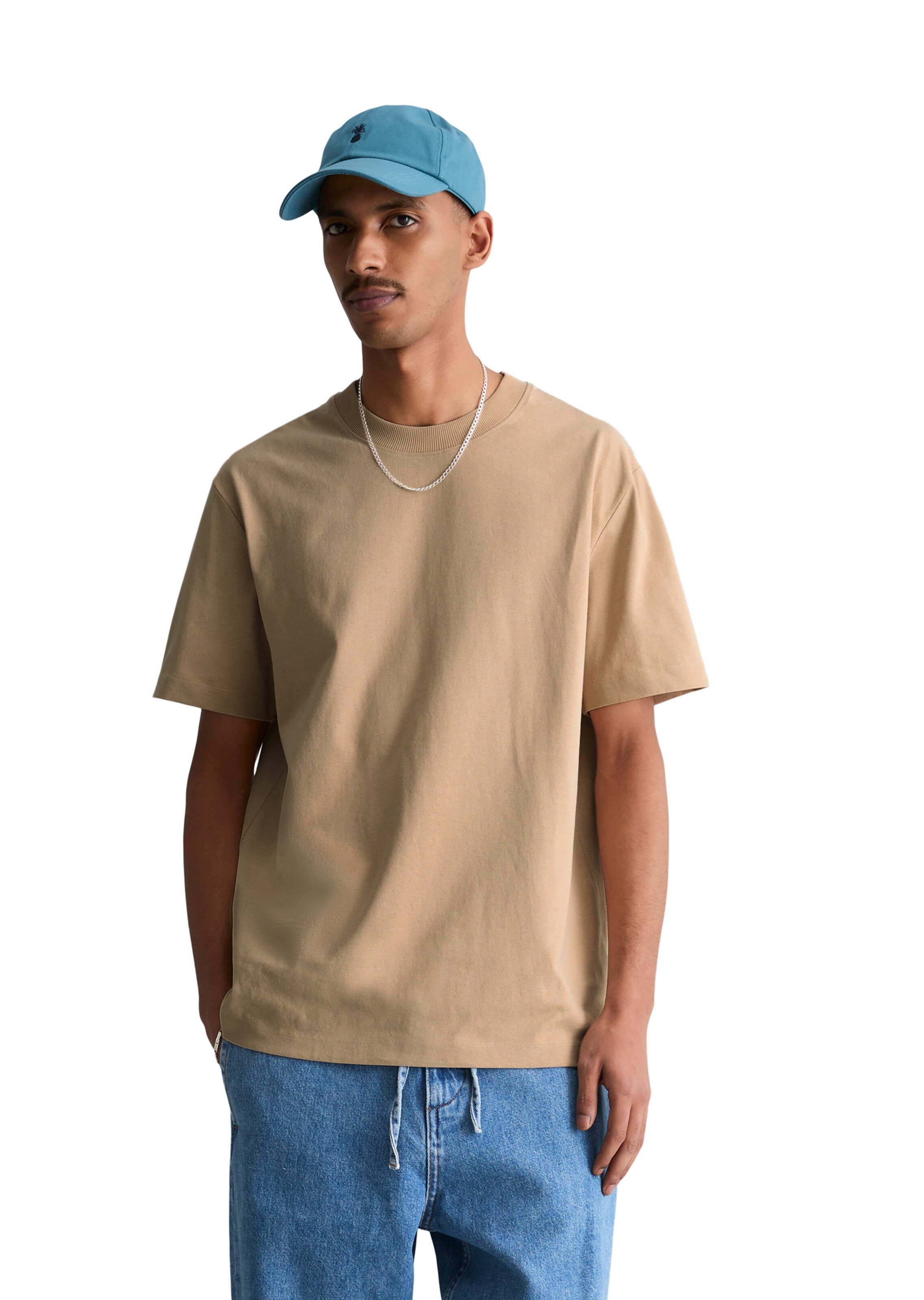 Marc O'Polo DENIM Shirt in Beige: voorkant