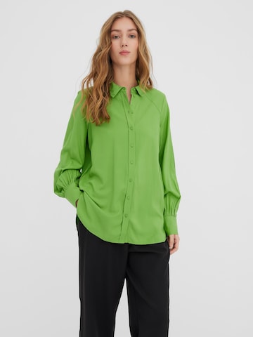 Aware Blouse 'Tonia' in Groen: voorkant