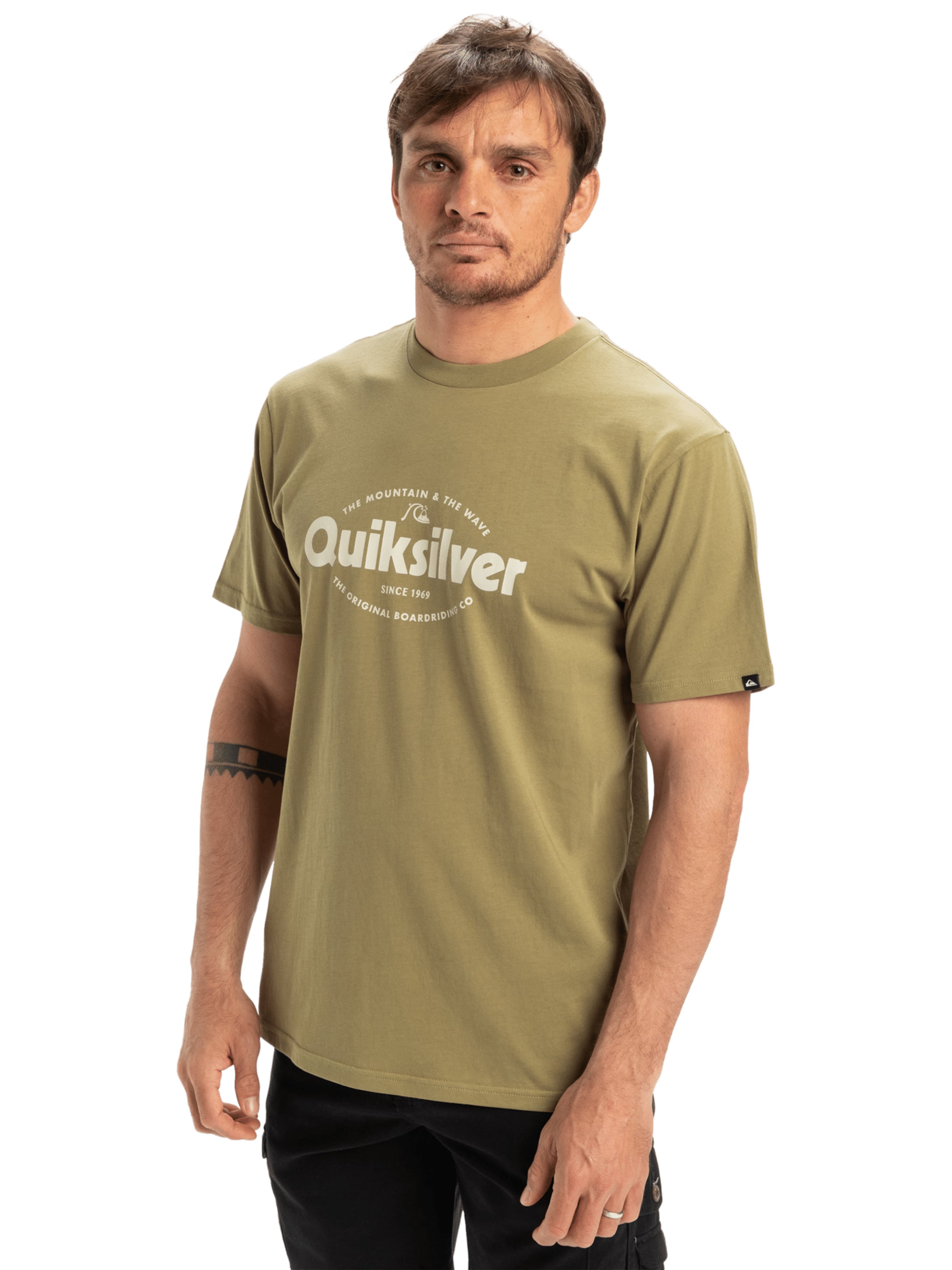 QUIKSILVER Shirt 'Shape All Day' in Green