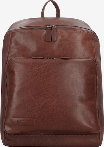 Plevier Backpack in Brown: front