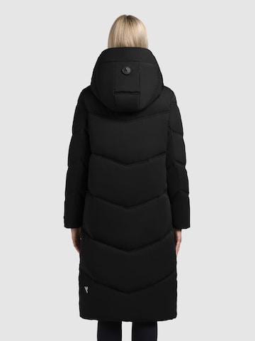 khujo Wintermantel 'Ainu2' in Zwart