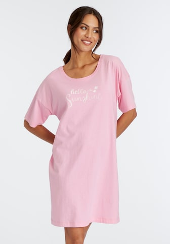 VIVANCE Ночная рубашка 'Dreams' в Ярко-розовый: спереди