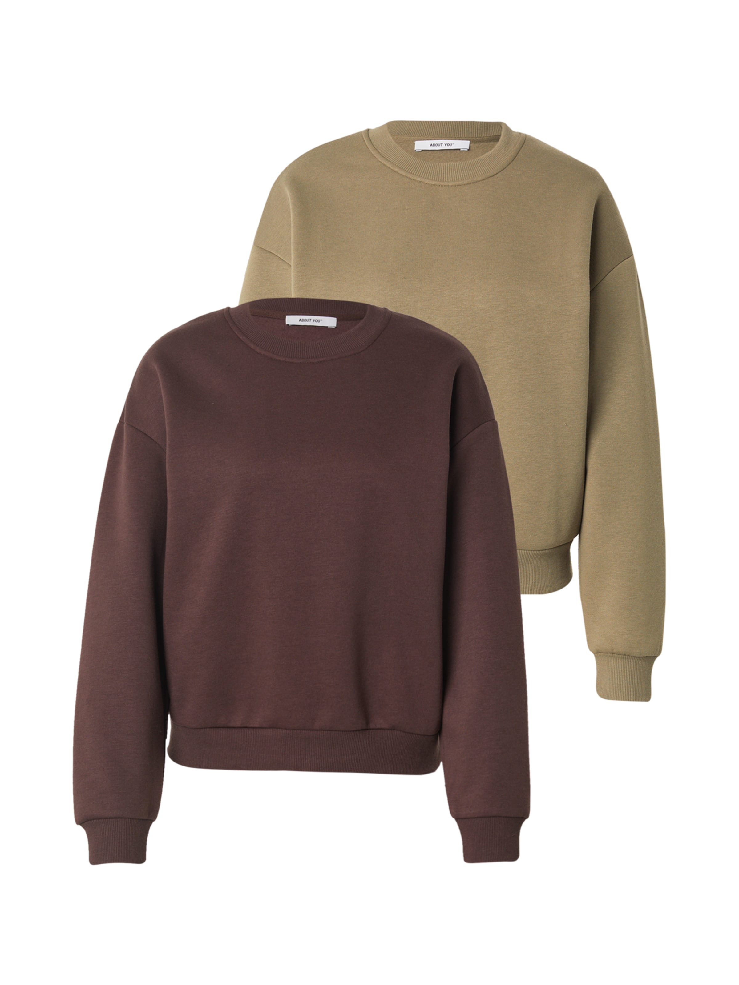 brūns ABOUT YOU Sportisks džemperis 'Ina': no priekšpuses