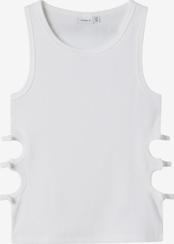 Haut 'NKFHOLUTTI' NAME IT en blanc : devant