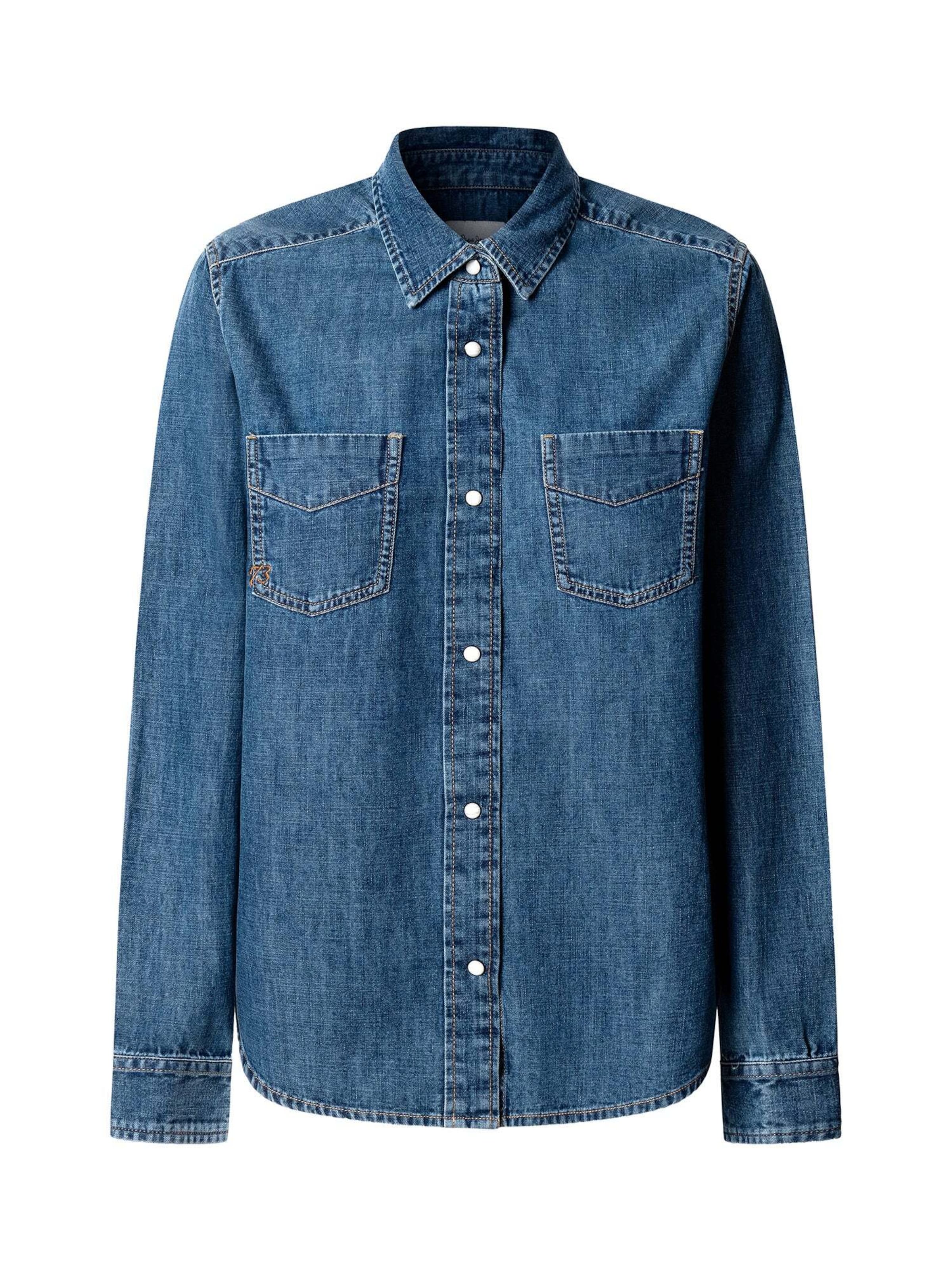 Camicia da donna ' ABBEY ' di Pepe Jeans in blu: frontale