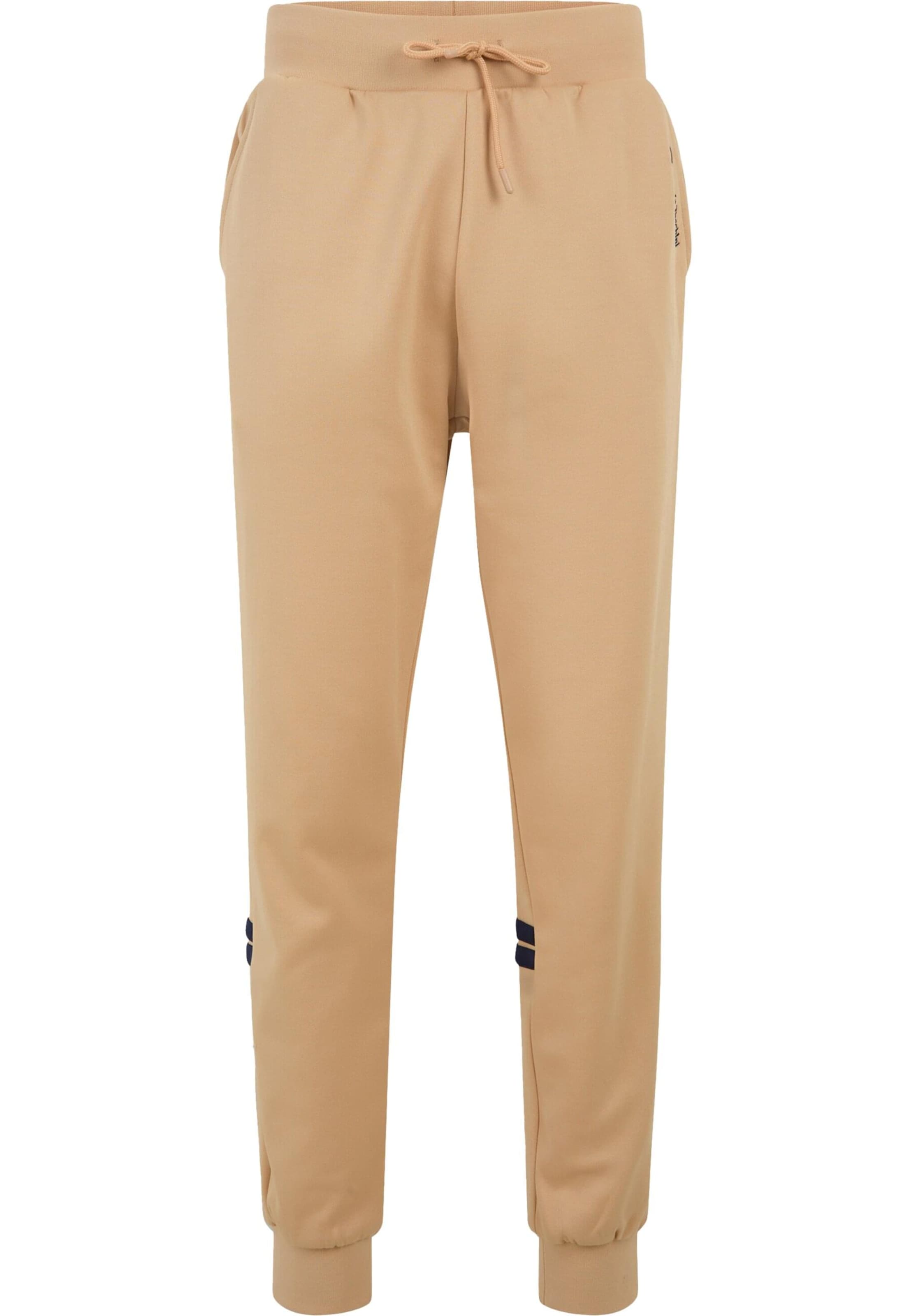 Sergio Tacchini Pantalon 'Blow' en noisette / noir, Vue avec produit