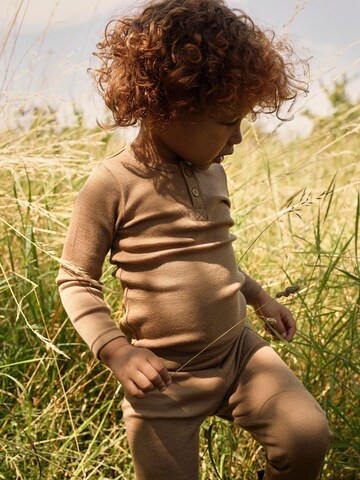 T-Shirt NAME IT en marron : devant