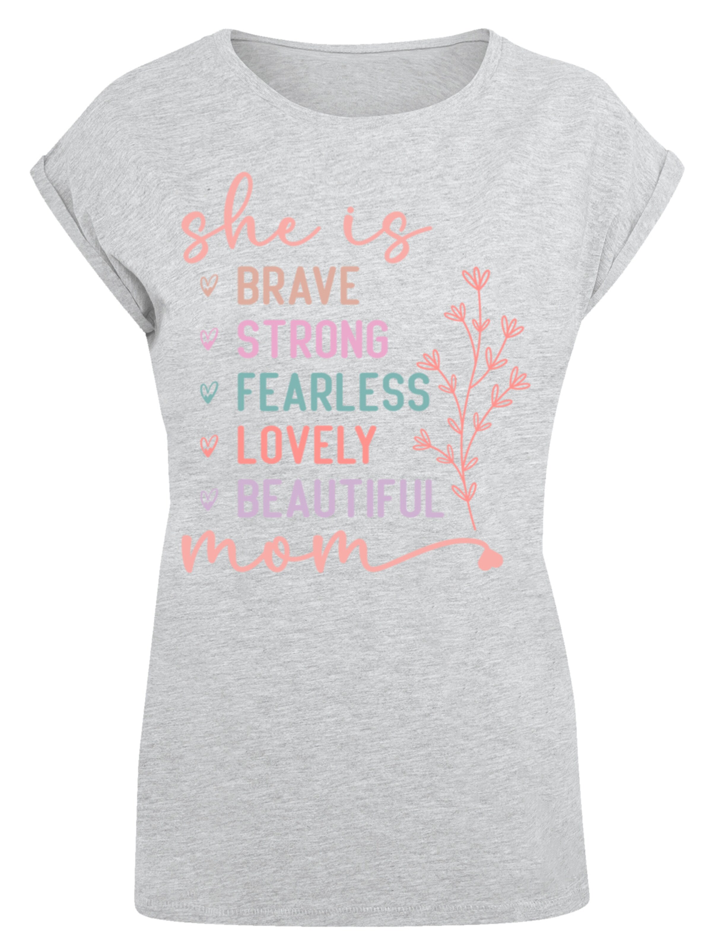 F4NT4STIC Shirt in Grijs: voorkant