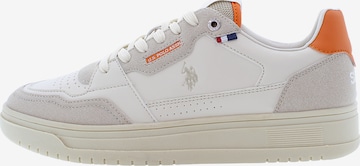 Sneaker bassa 'Kosmo' di U.S. POLO ASSN. in bianco: frontale