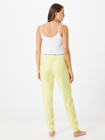 Effilé Pantalon de pyjama Tommy Hilfiger Underwear en jaune