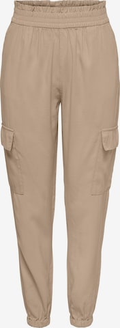 Pantalon cargo 'Aris' ONLY en beige : devant