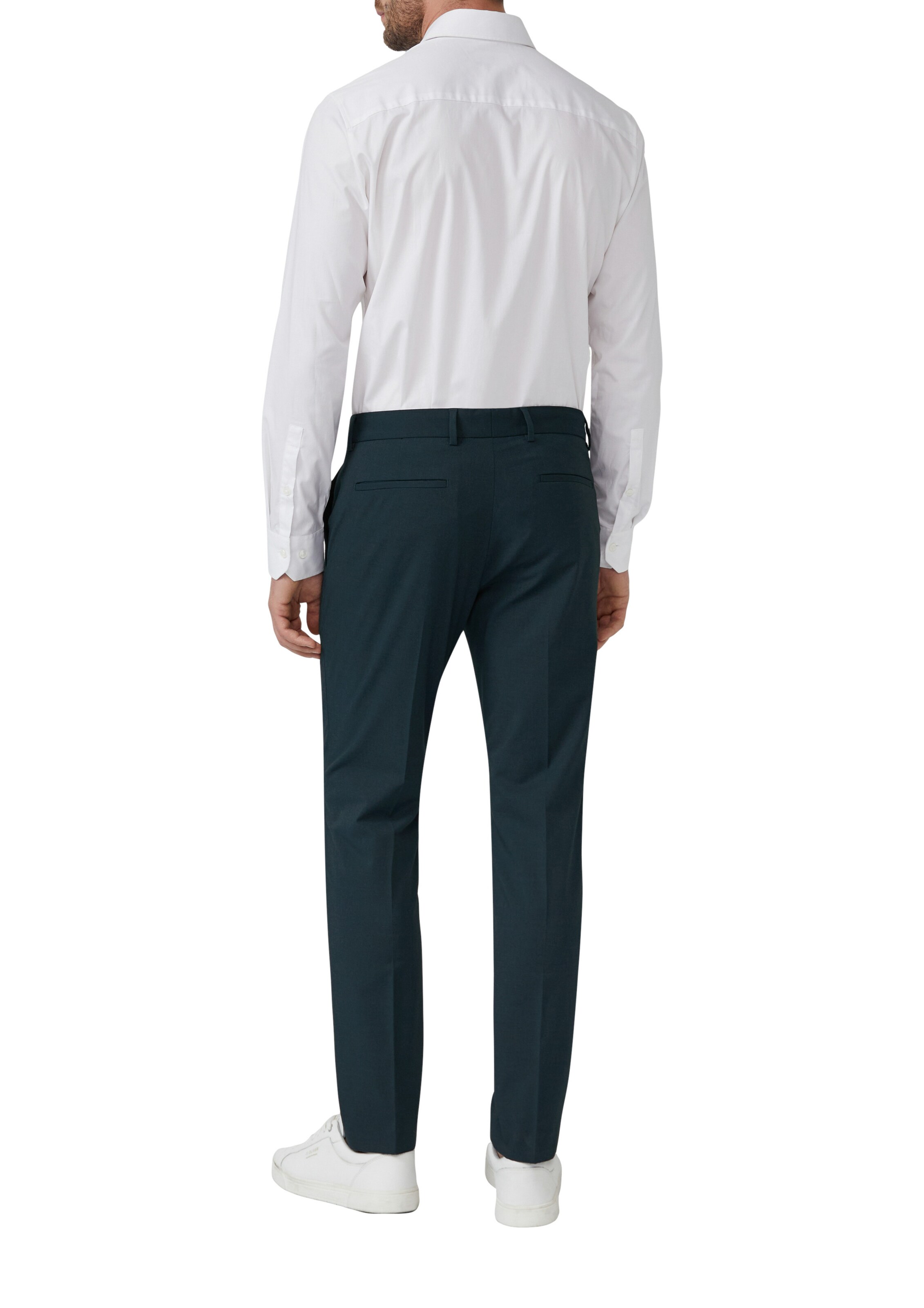 Coupe slim Pantalon s.Oliver BLACK LABEL en bleu