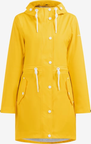 DreiMaster Maritim Toiminnallinen pitkä takki värissä keltainen: edessä