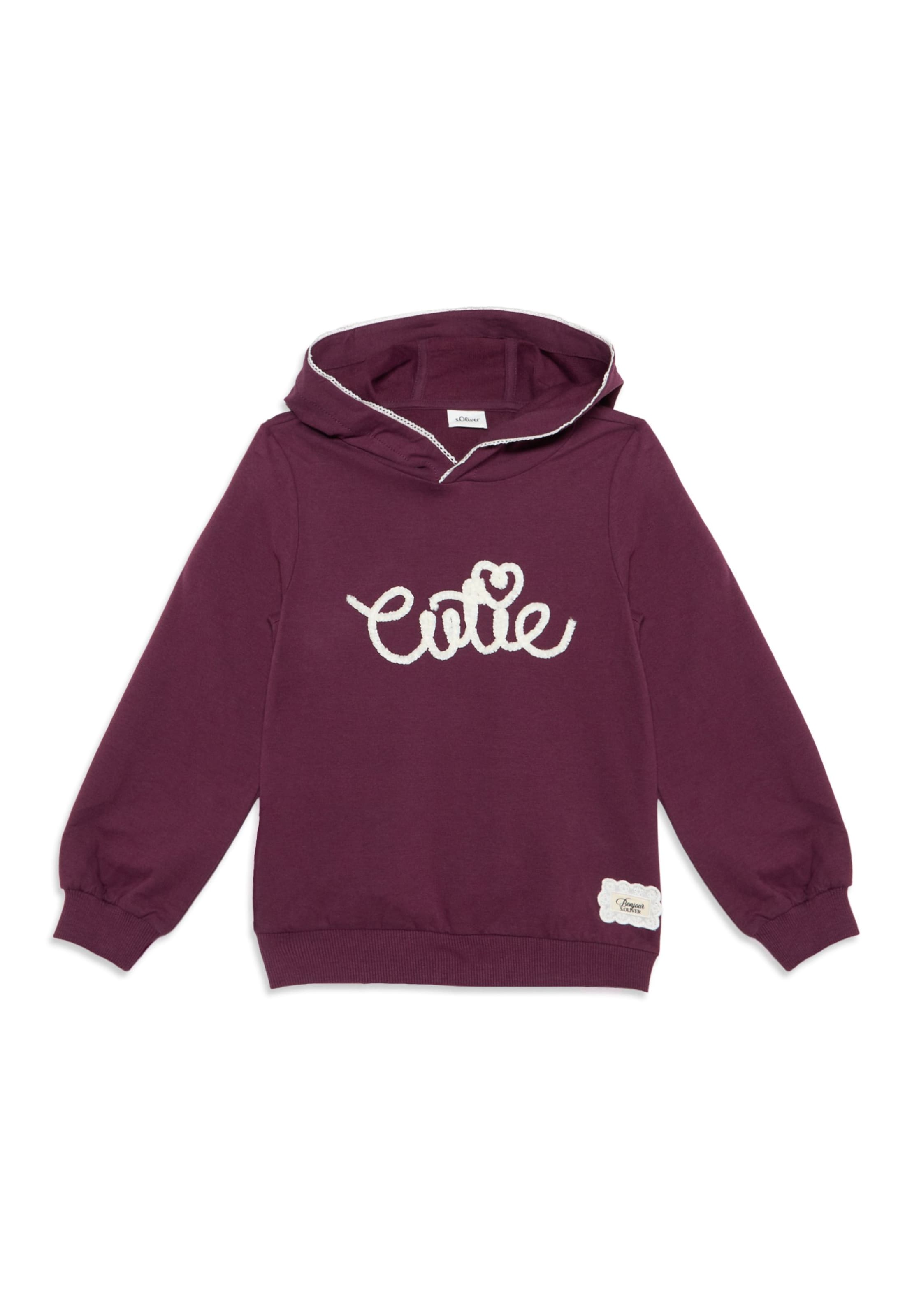 s.Oliver Sweatshirt i röd: framsida