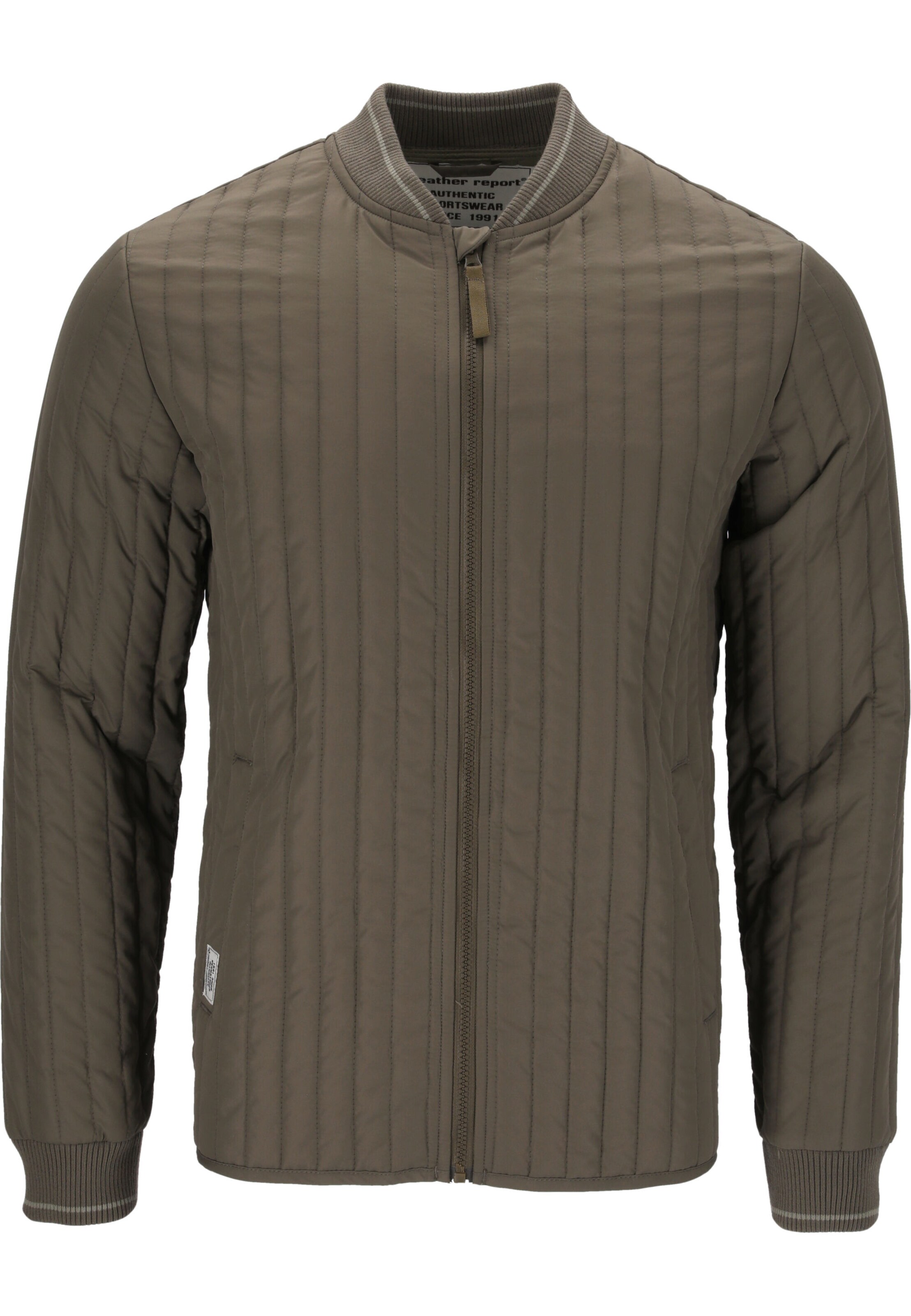 Weather Report Outdoorjas in Groen: voorkant