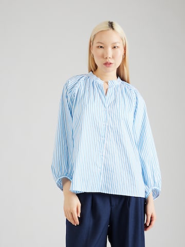 UNITED COLORS OF BENETTON Blouse in Blauw: voorkant
