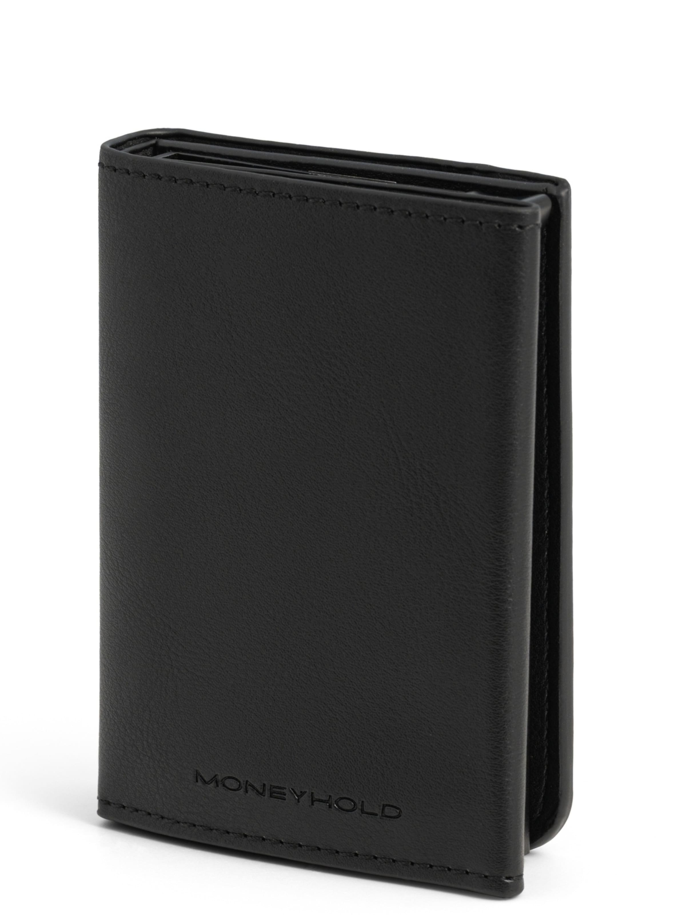 Porte-monnaies Moneyhold en noir : devant