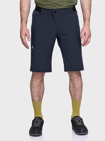 Schöffel Regular Outdoor trousers ' Bike Shorts Style Keitele MNS ' in Blue: front