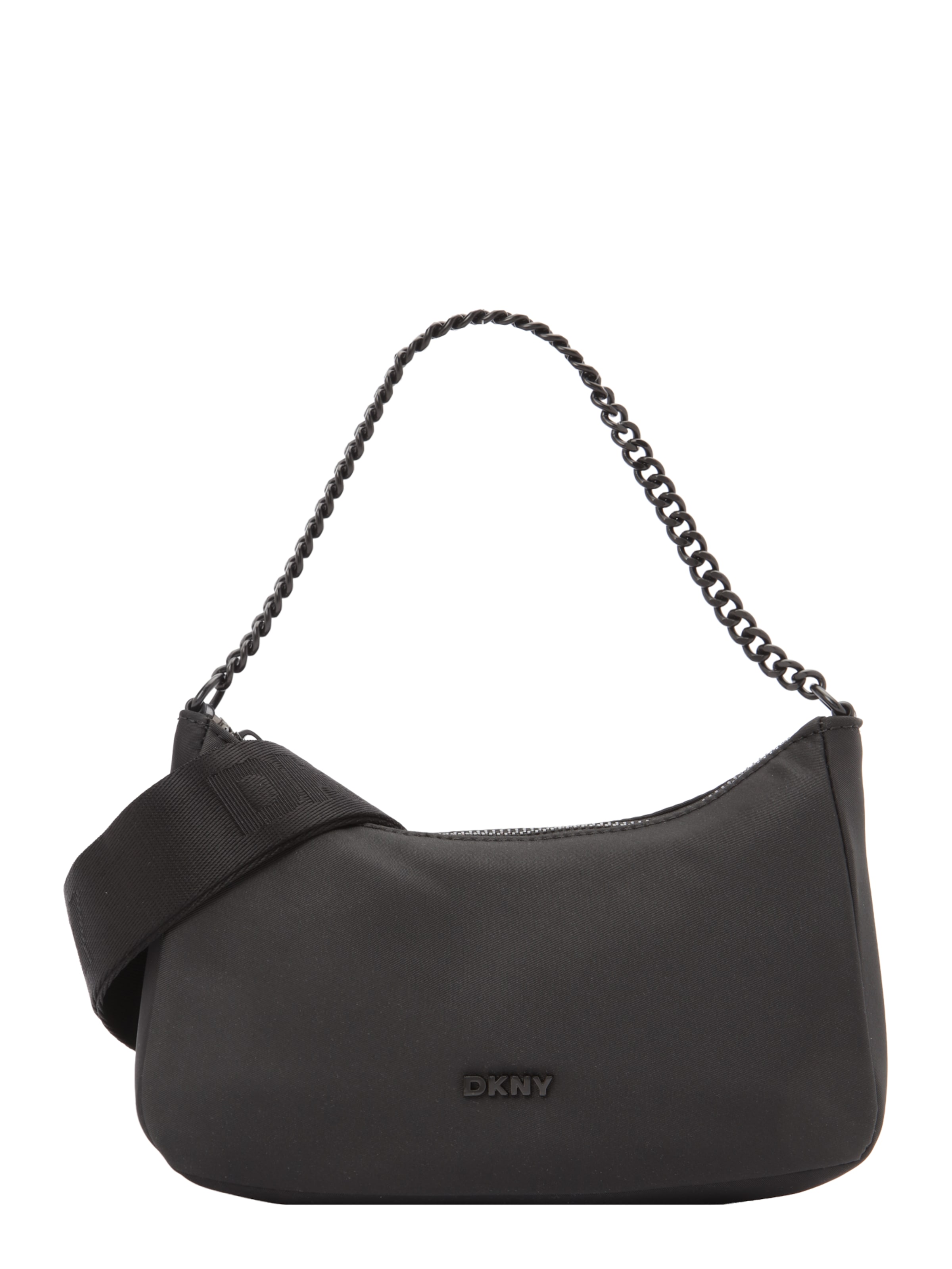 Borsa a spalla di DKNY in nero: frontale